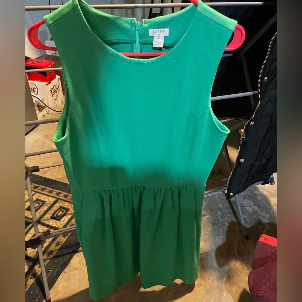 JCrew green medium dress- M